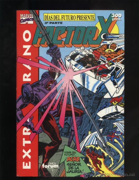 C&oacute;mics: DIAS DEL FUTURO PRESENTE 4 EJEMPLARES COMPLETA - Foto 3