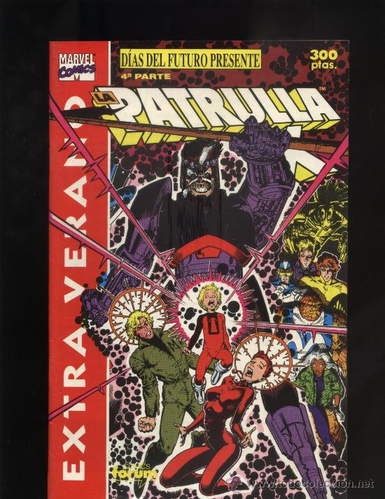 C&oacute;mics: DIAS DEL FUTURO PRESENTE 4 EJEMPLARES COMPLETA - Foto 4