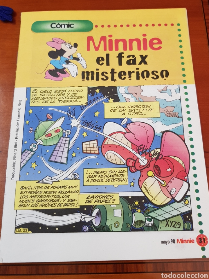C&oacute;mics: C&oacute;mics Minnie Mayo 1998 .el fax misterioso. - Foto 1