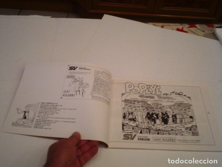 C&oacute;mics: POPEYE - NUMERO 3 - EDICIONES EUSEVE - DAIY STRIPS - BUEN ESTADO - CJ 110 - GORBAUD - Foto 2