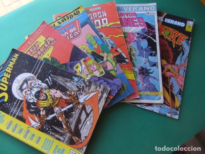 C&oacute;mics: LOTE DE SEIS EXTRAS ALMANAQUES DE ZINCO - Foto 1