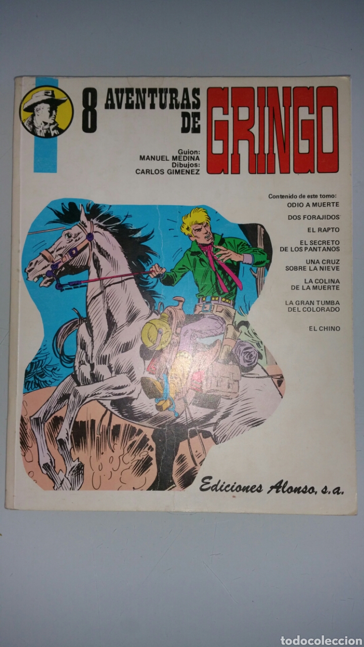 C&oacute;mics: 8 aventuras de GRINGO. Ediciones Alonso, s.a. 1984 - Foto 1