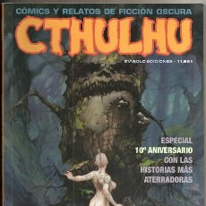 Cómics: CTHULHU: ESPECIAL 10º ANIVERSARIO CON LAS HISTORIAS MÁS ATERRADORAS - DIÁBOLO, 03/2018. Lote 301116353