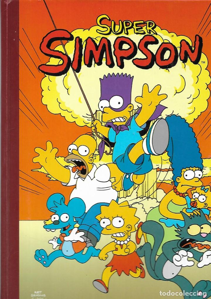 C&oacute;mics: PE- SUPER SIMPSON N&ordm; 1. CON VARIAS HISTORIAS QUINTA EDICI&Oacute;N. A&Ntilde;O 2000. EDICIONES B. - Foto 1