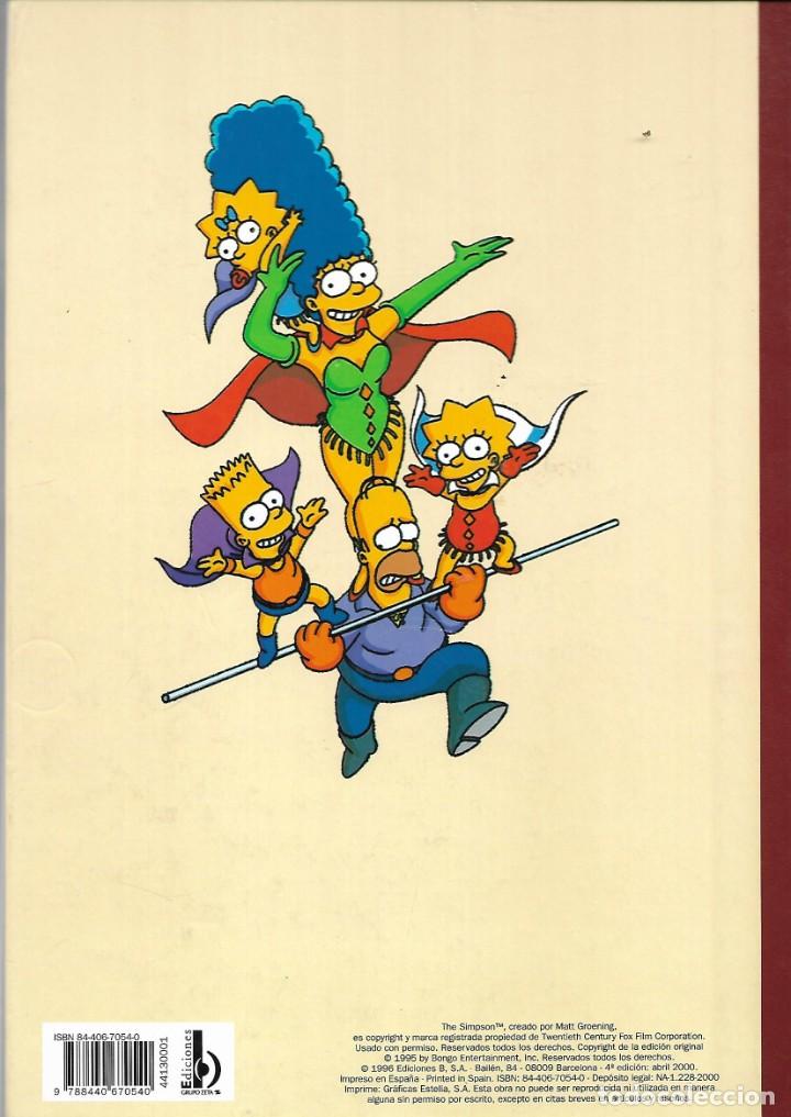 C&oacute;mics: PE- SUPER SIMPSON N&ordm; 1. CON VARIAS HISTORIAS QUINTA EDICI&Oacute;N. A&Ntilde;O 2000. EDICIONES B. - Foto 2