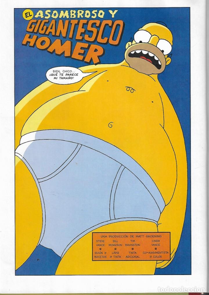 C&oacute;mics: PE- SUPER SIMPSON N&ordm; 1. CON VARIAS HISTORIAS QUINTA EDICI&Oacute;N. A&Ntilde;O 2000. EDICIONES B. - Foto 5