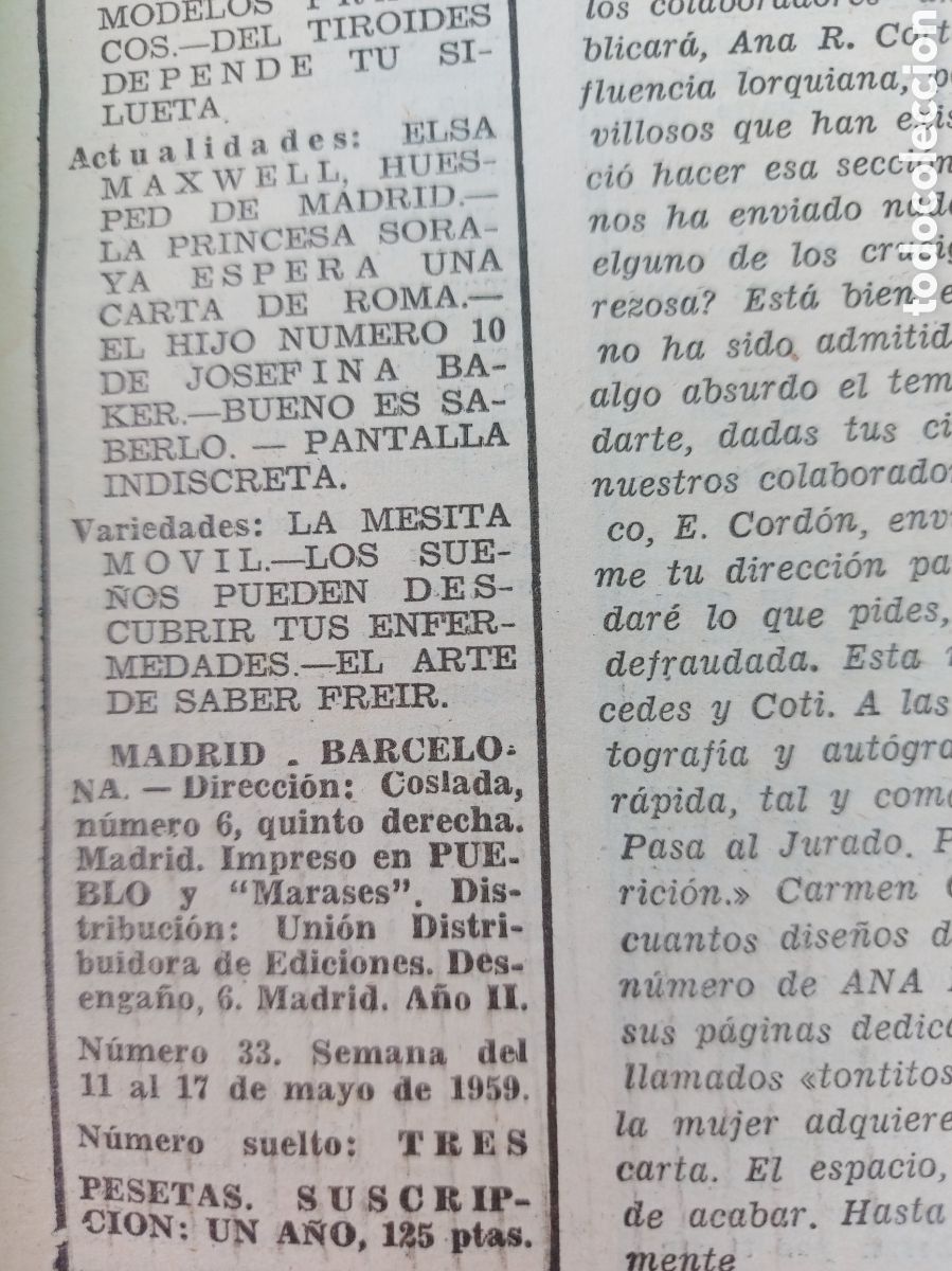 C&oacute;mics: ANA MARIA a&ntilde;o 1959 - Foto 2