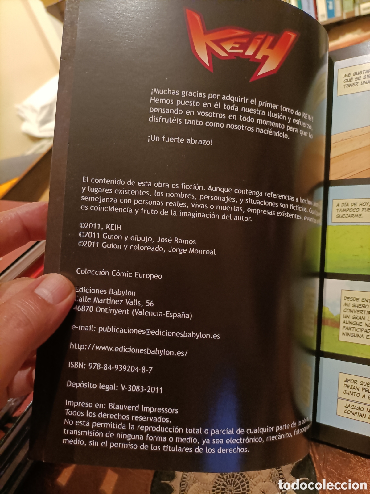 C&oacute;mics: 2011,Keith,N 1,Jos&eacute; Ramos, Jorge Monreal - Foto 6