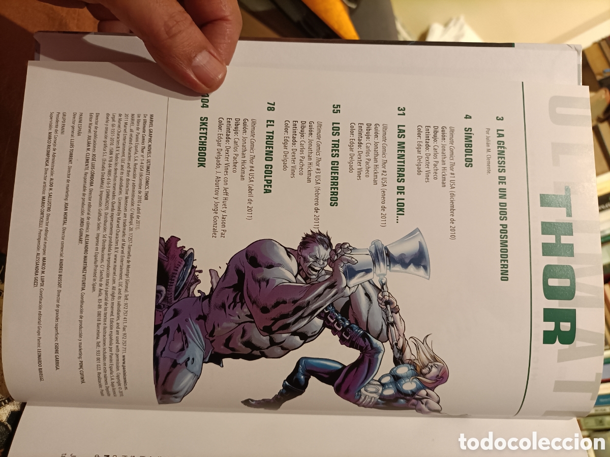 C&oacute;mics: 2011, Marvel,Ultimate Thor , Tapa dura - Foto 6