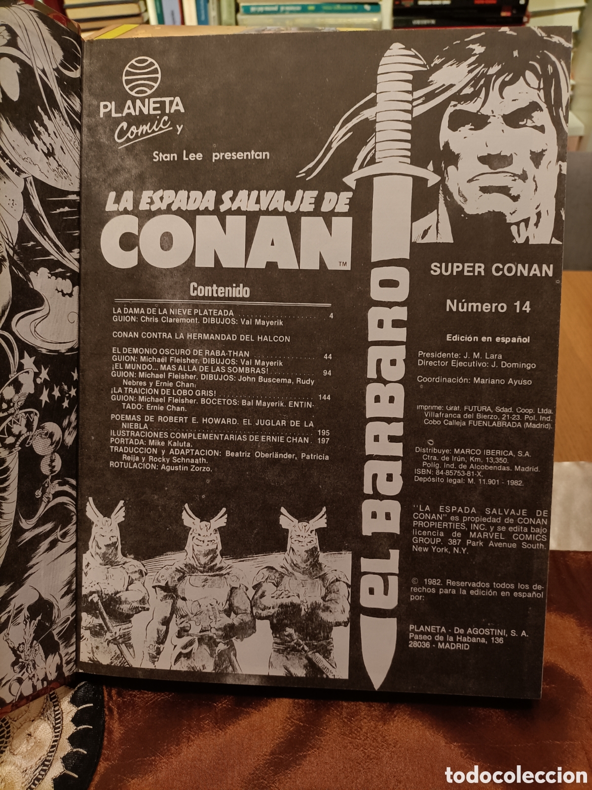 C&oacute;mics: 1982, La Espada Salvaje de Conan,Super Conan N14 - Foto 7