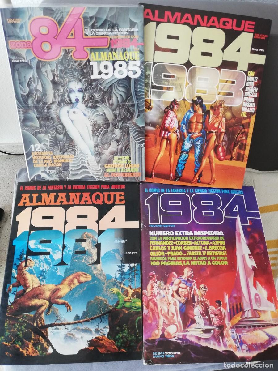 C&oacute;mics: Lote almanaques 1984 y zona 84 - Foto 1