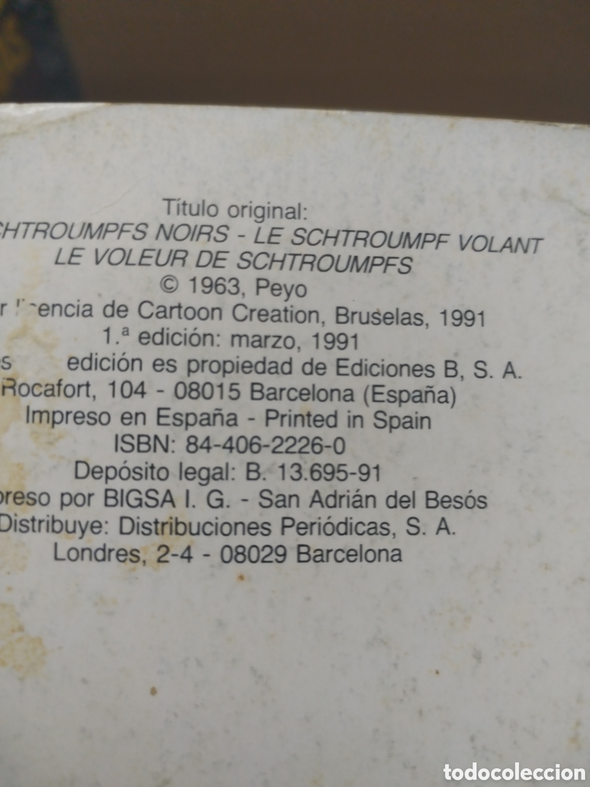 C&oacute;mics: LOS PITUFOS a&ntilde;o 1991 - Foto 2
