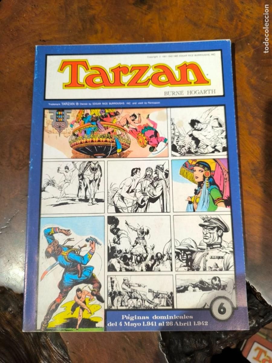 C&oacute;mics: TARZAN N&ordm; 6. EDICION J. ESTEVE. DIBUJOS BURNE HOGARTH 1982 - Foto 1