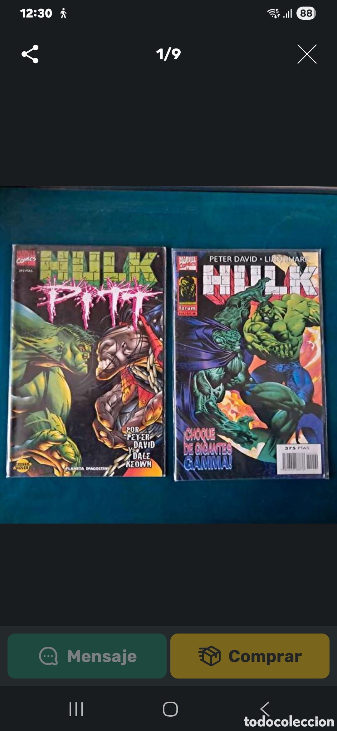 C&oacute;mics: LOTE 50 C&Oacute;MICS INCRE&Iacute;BLE HULK - Foto 7