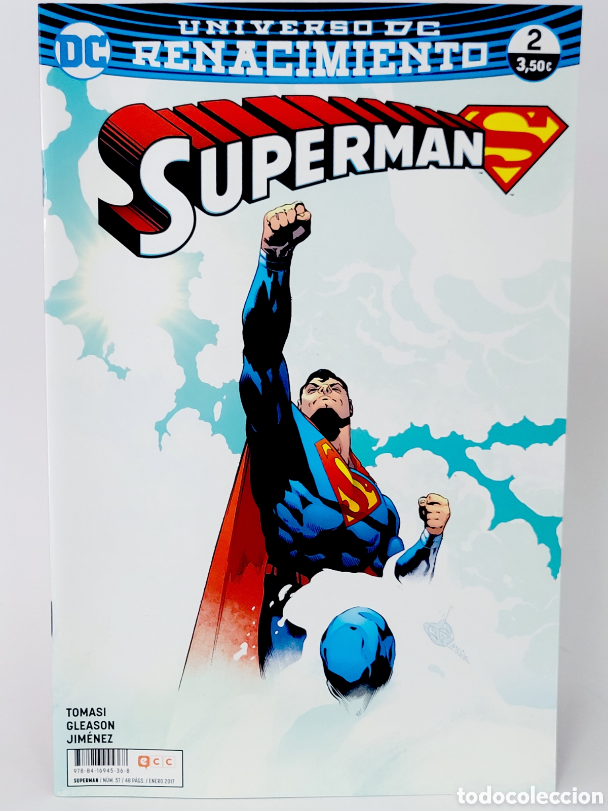 C&oacute;mics: C&Oacute;MIC DE KIOSCO SUPERMAN 2 UNIVERSO DC 57 ECC RENACIMIENTO GRAPA - Foto 1