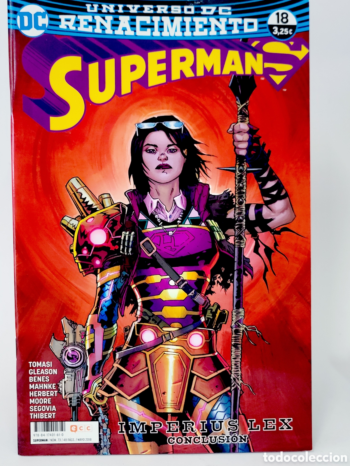 C&oacute;mics: C&Oacute;MIC DE KIOSCO SUPERMAN 18 UNIVERSO DC 73 EDICIONES ECC RENACIMIENTO GRAPA - Foto 1