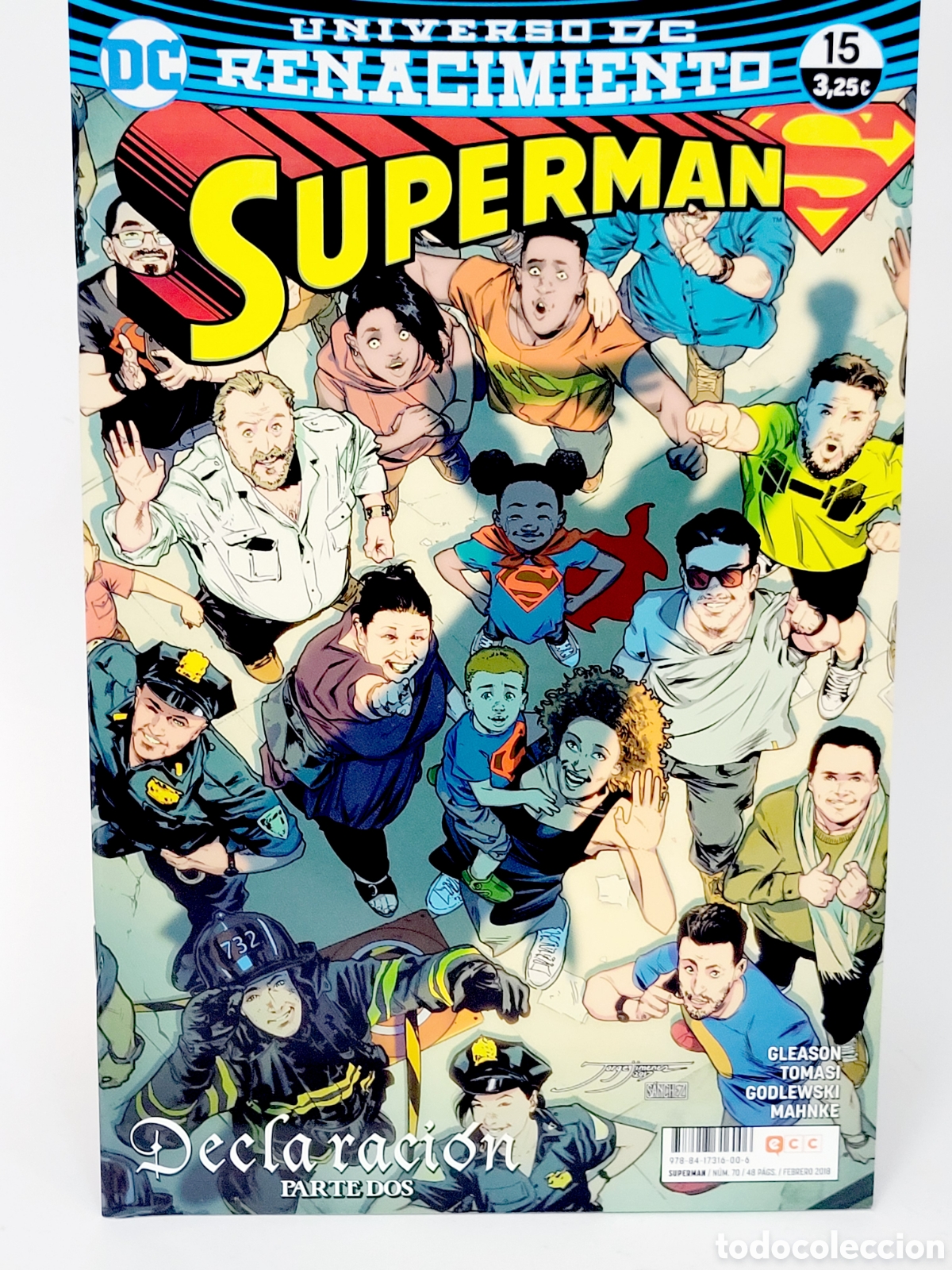 C&oacute;mics: C&Oacute;MIC DE KIOSCO SUPERMAN 15 UNIVERSO DC 70 EDICIONES ECC RENACIMIENTO GRAPA - Foto 1