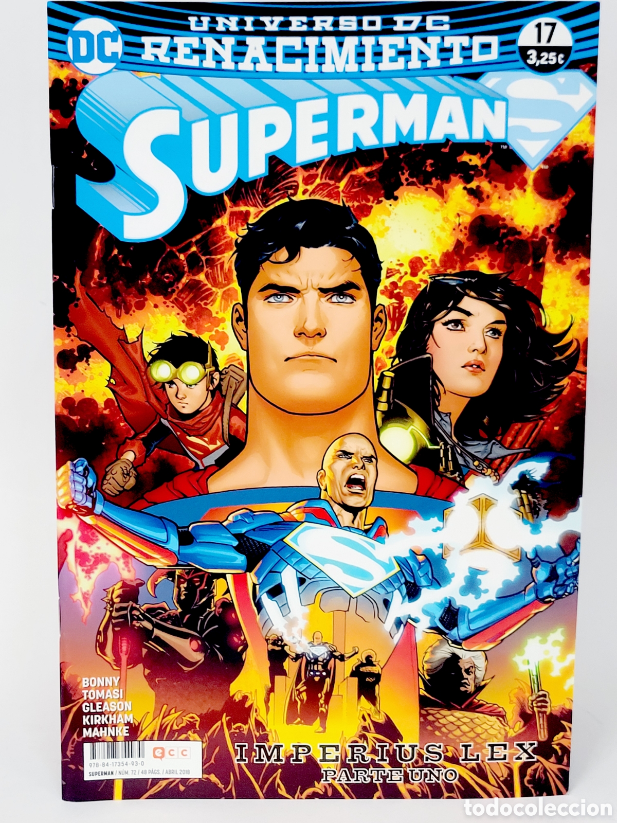 C&oacute;mics: C&Oacute;MIC DE KIOSCO SUPERMAN 17 UNIVERSO DC 72 EDICIONES ECC RENACIMIENTO GRAPA - Foto 1