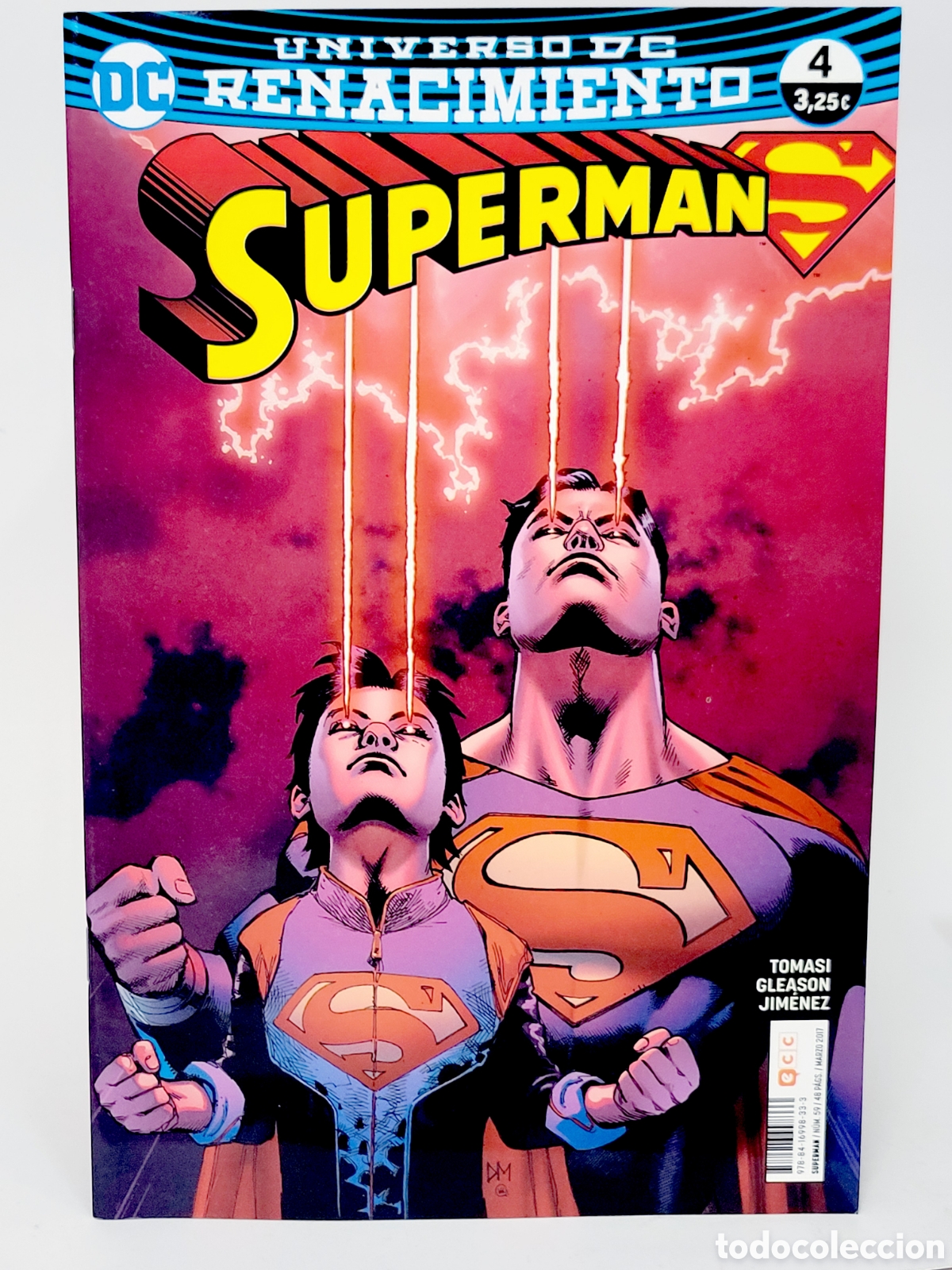 C&oacute;mics: C&Oacute;MIC DE KIOSCO SUPERMAN 4 UNIVERSO DC 59 EDICIONES ECC RENACIMIENTO GRAPA - Foto 1