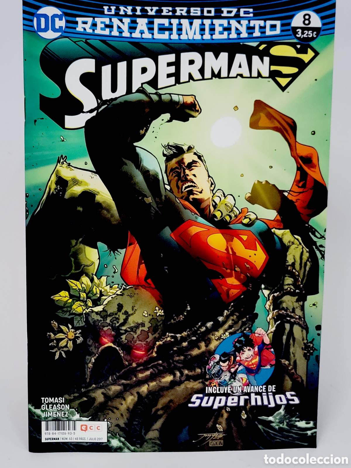 C&oacute;mics: C&Oacute;MIC DE KIOSCO SUPERMAN 8 UNIVERSO DC 63 EDICIONES ECC RENACIMIENTO GRAPA - Foto 1