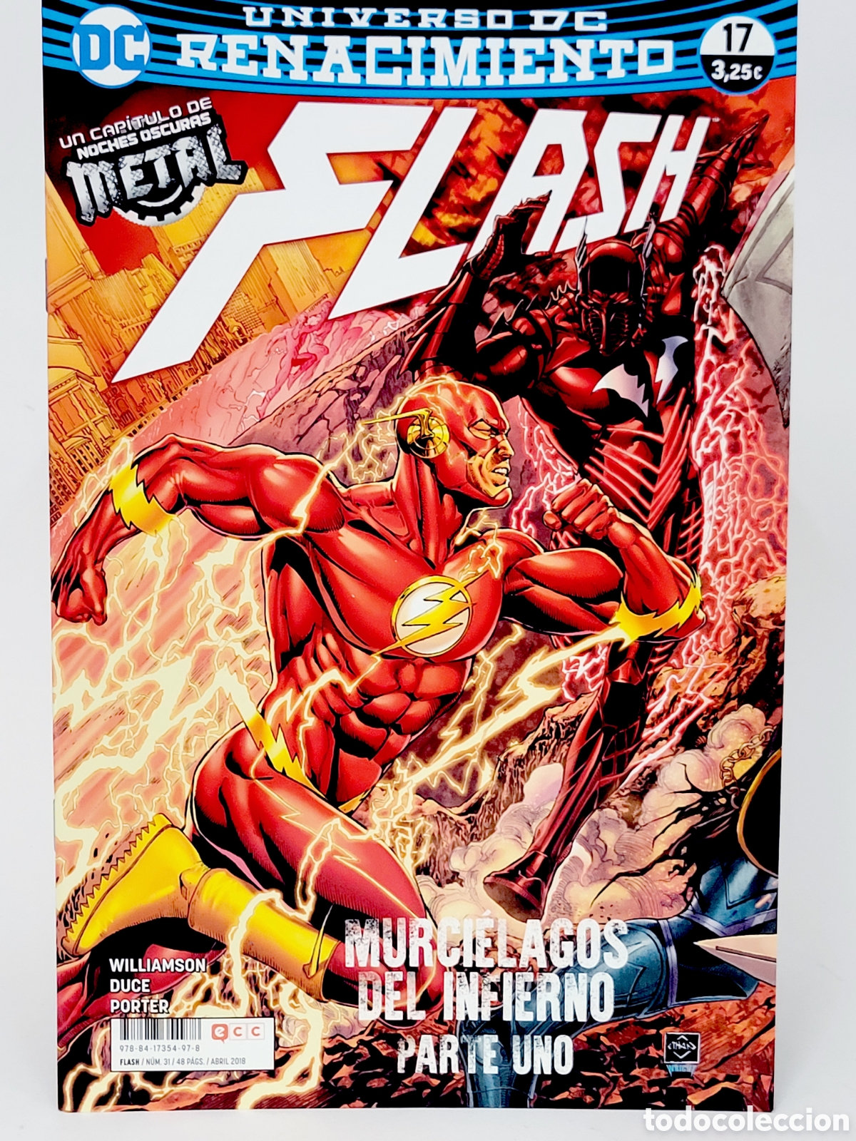 C&oacute;mics: C&Oacute;MIC DE KIOSCO FLASH 17 UNIVERSO DC 31 EDICIONES ECC RENACIMIENTO GRAPA - Foto 1