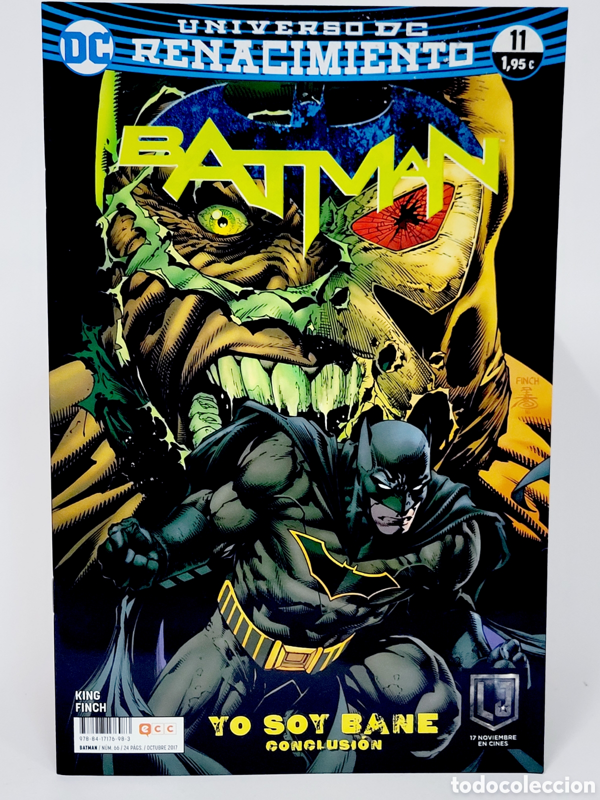 C&oacute;mics: C&Oacute;MIC DE KIOSCO BATMAN 11 UNIVERSO DC 66 RENACIMIENTO ECC GRAPA - Foto 1