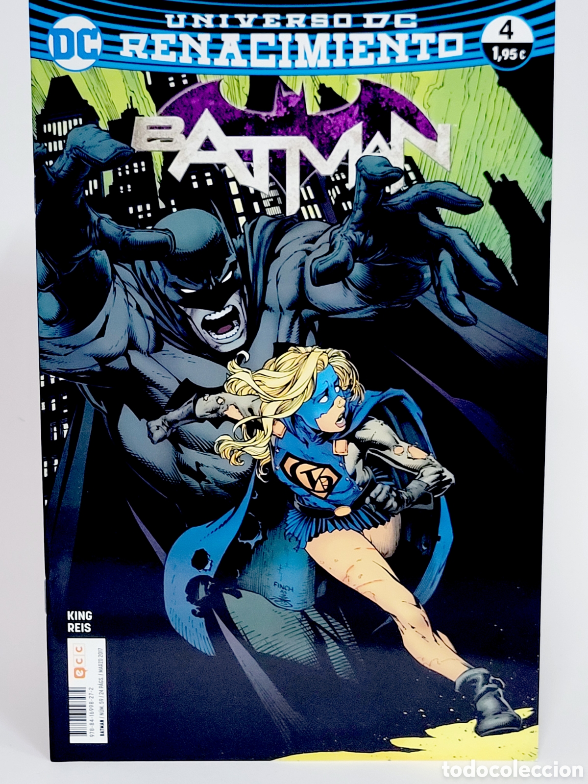 C&oacute;mics: C&Oacute;MIC DE KIOSCO BATMAN 4 UNIVERSO DC 59 RENACIMIENTO ECC GRAPA - Foto 1