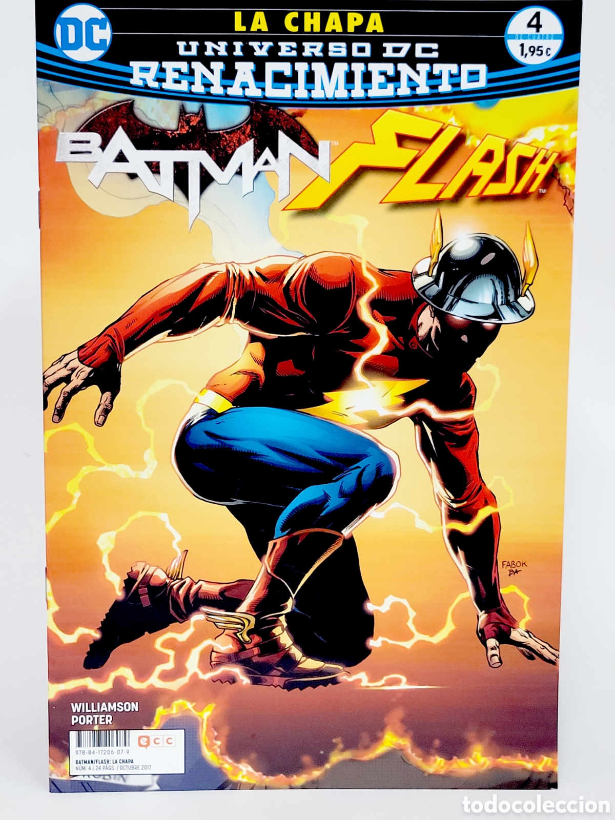 C&oacute;mics: C&Oacute;MIC DE KIOSCO LA CHAPA BATMAN FLASH 4 UNIVERSO DC RENACIMIENTO ECC GRAPA - Foto 1
