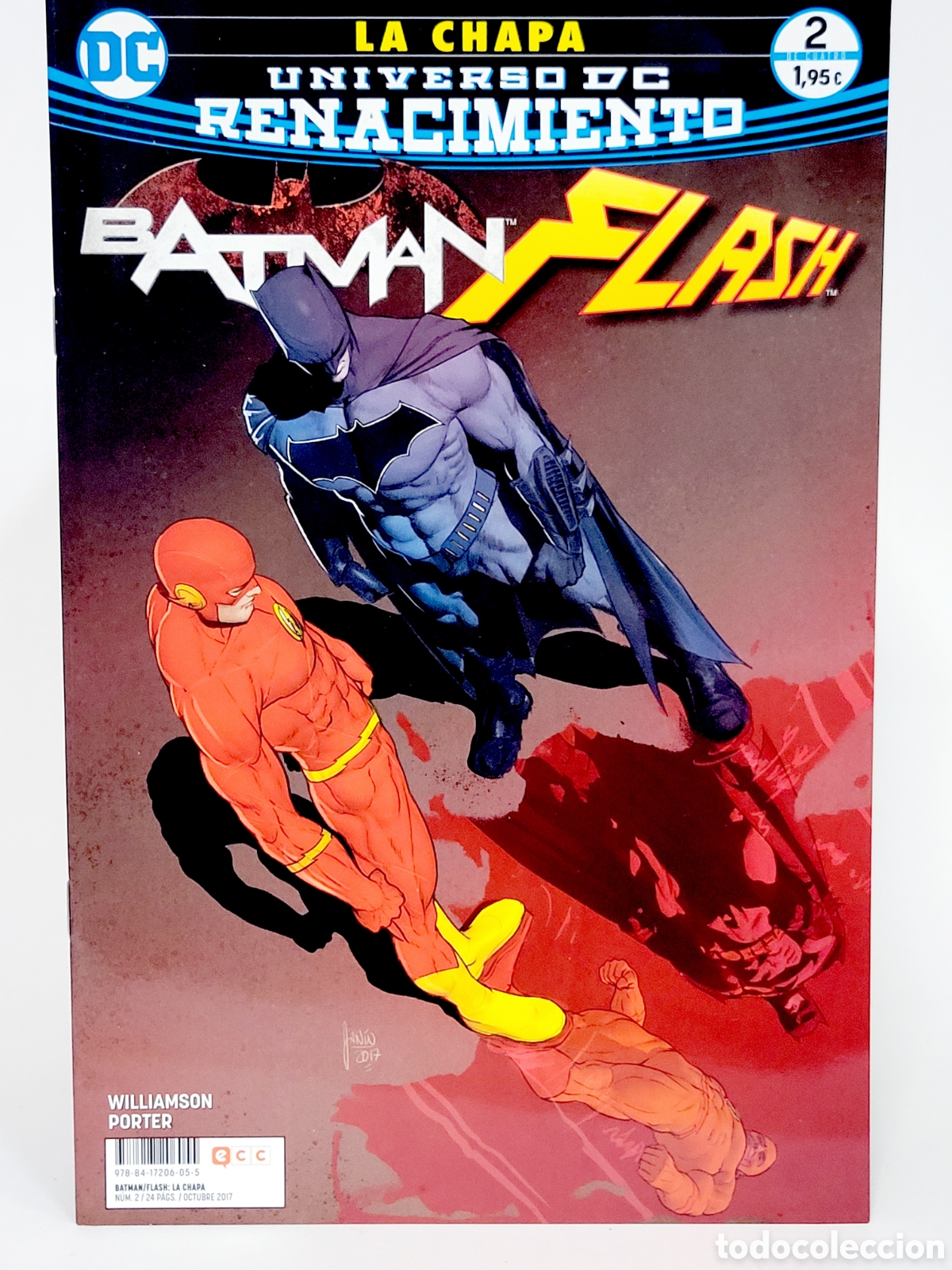 C&oacute;mics: C&Oacute;MIC DE KIOSCO LA CHAPA BATMAN FLASH 2 UNIVERSO DC RENACIMIENTO ECC GRAPA - Foto 1