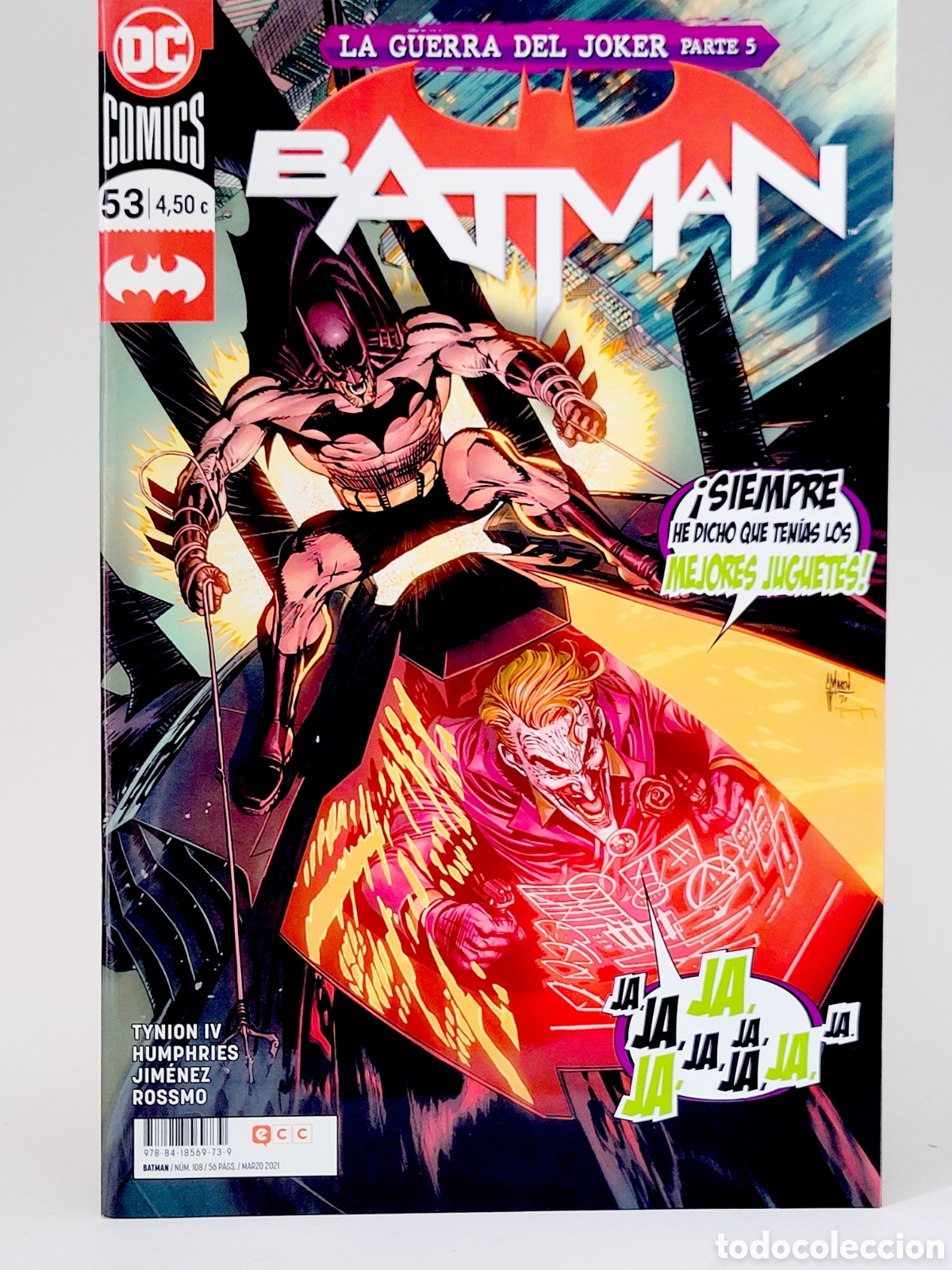 C&oacute;mics: C&Oacute;MIC DE KIOSCO LA GUERRA DEL JOKER BATMAN 53 UNIVERSO DC 108 ECC GRAPA - Foto 1