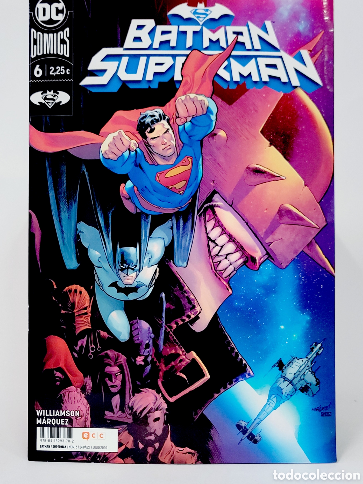 C&oacute;mics: C&Oacute;MIC DE KIOSCO BATMAN SUPERMAN 6 UNIVERSO DC ECC GRAPA - Foto 1