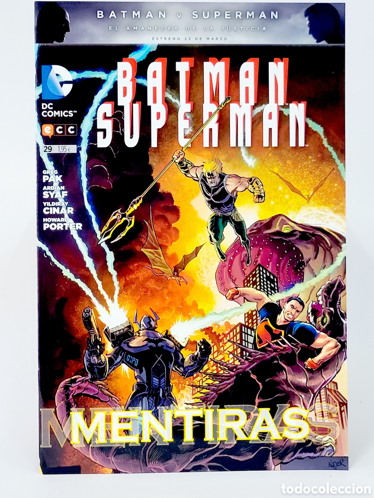 C&oacute;mics: C&Oacute;MIC DE KIOSCO BATMAN SUPERMAN 29 ECC UNIVERSO DC GRAPA - Foto 1