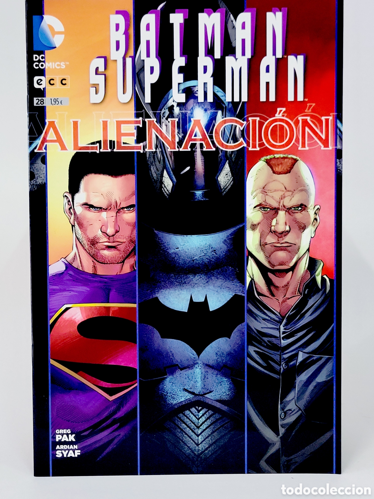 C&oacute;mics: C&Oacute;MIC DE KIOSCO BATMAN SUPERMAN ALIENACION 28 ECC UNIVERSO DC GRAPA - Foto 1