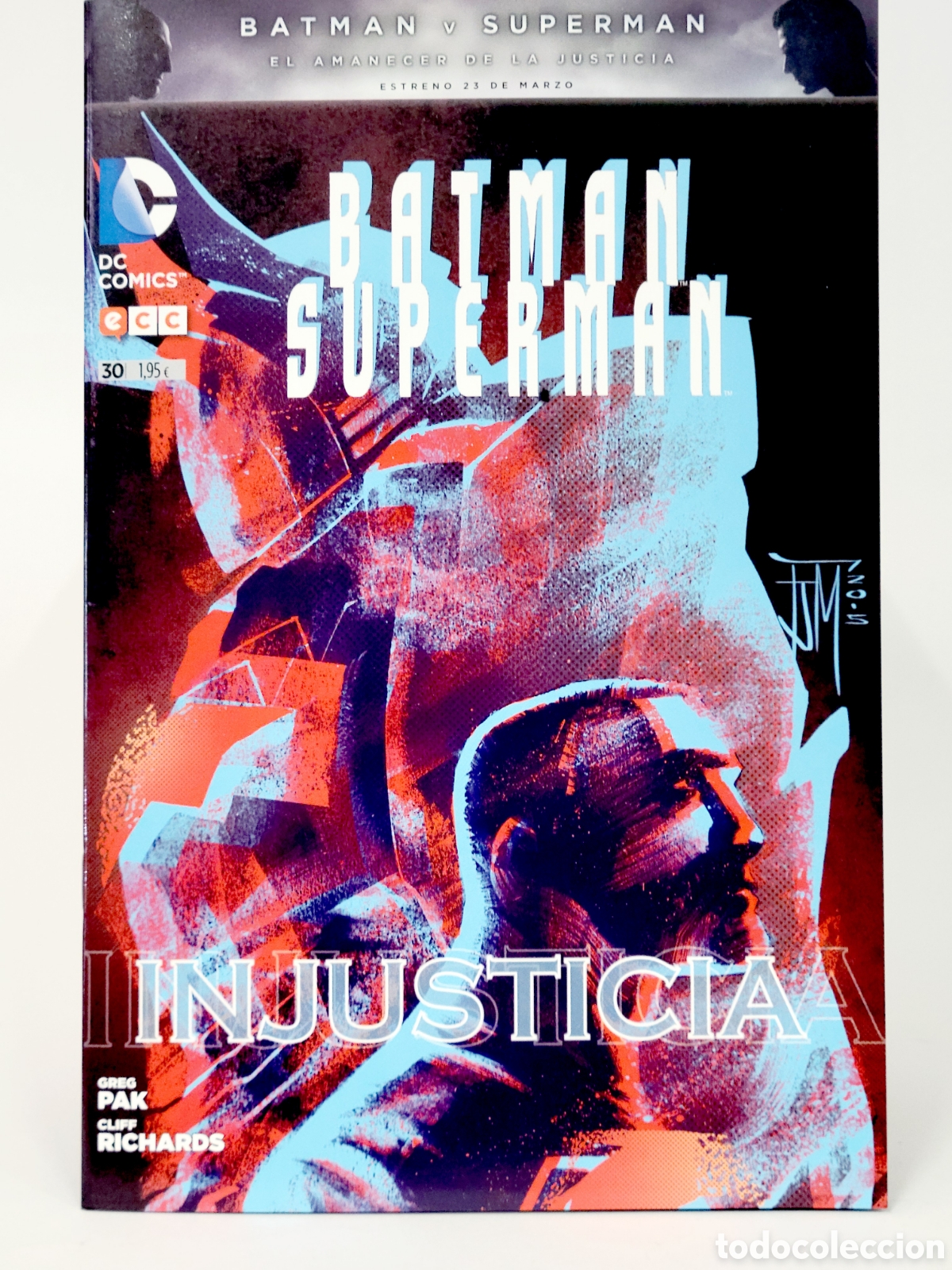 C&oacute;mics: C&Oacute;MIC DE KIOSCO BATMAN SUPERMAN INJUSTICIA 30 ECC UNIVERSO DC GRAPA - Foto 1
