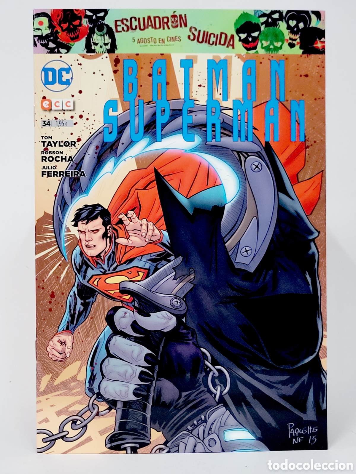 C&oacute;mics: C&Oacute;MIC DE KIOSCO BATMAN SUPERMAN 34 ECC UNIVERSO DC GRAPA - Foto 1