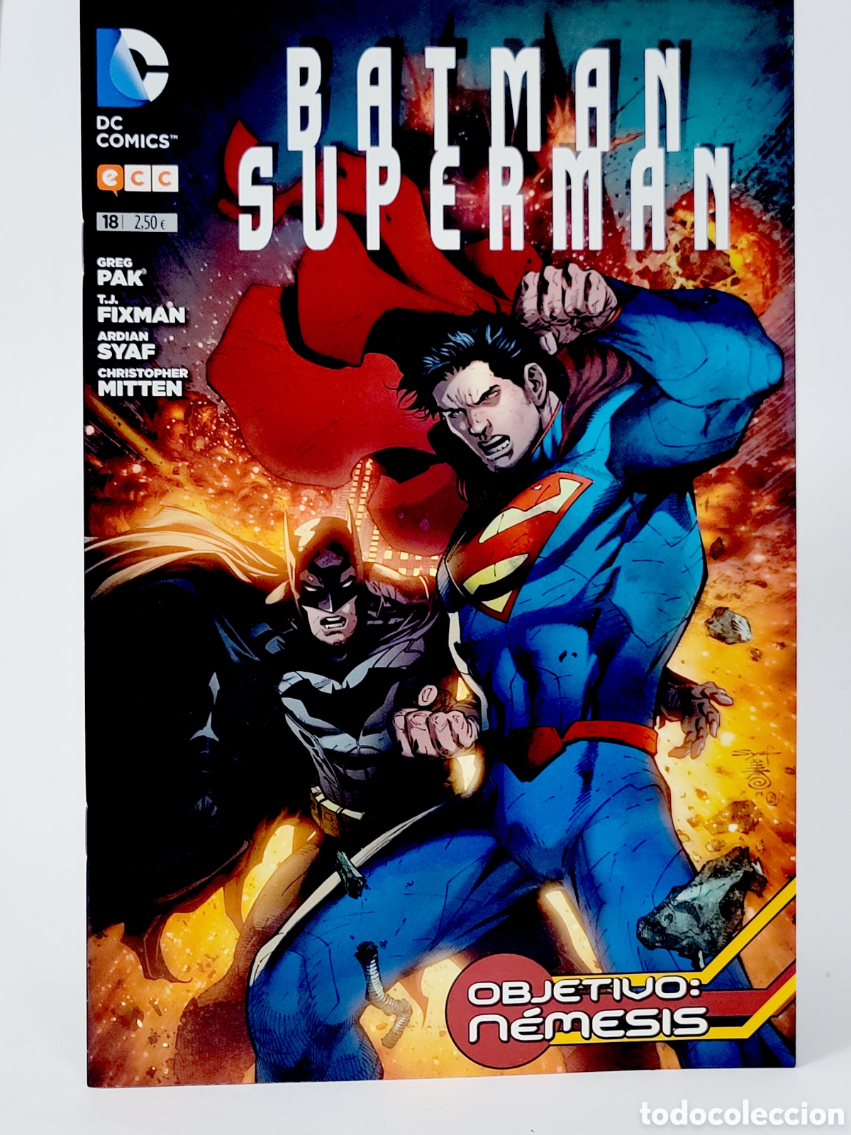 C&oacute;mics: C&Oacute;MIC DE KIOSCO BATMAN SUPERMAN OBJETIVO NEMESIS 18 ECC UNIVERSO DC GRAPA - Foto 1