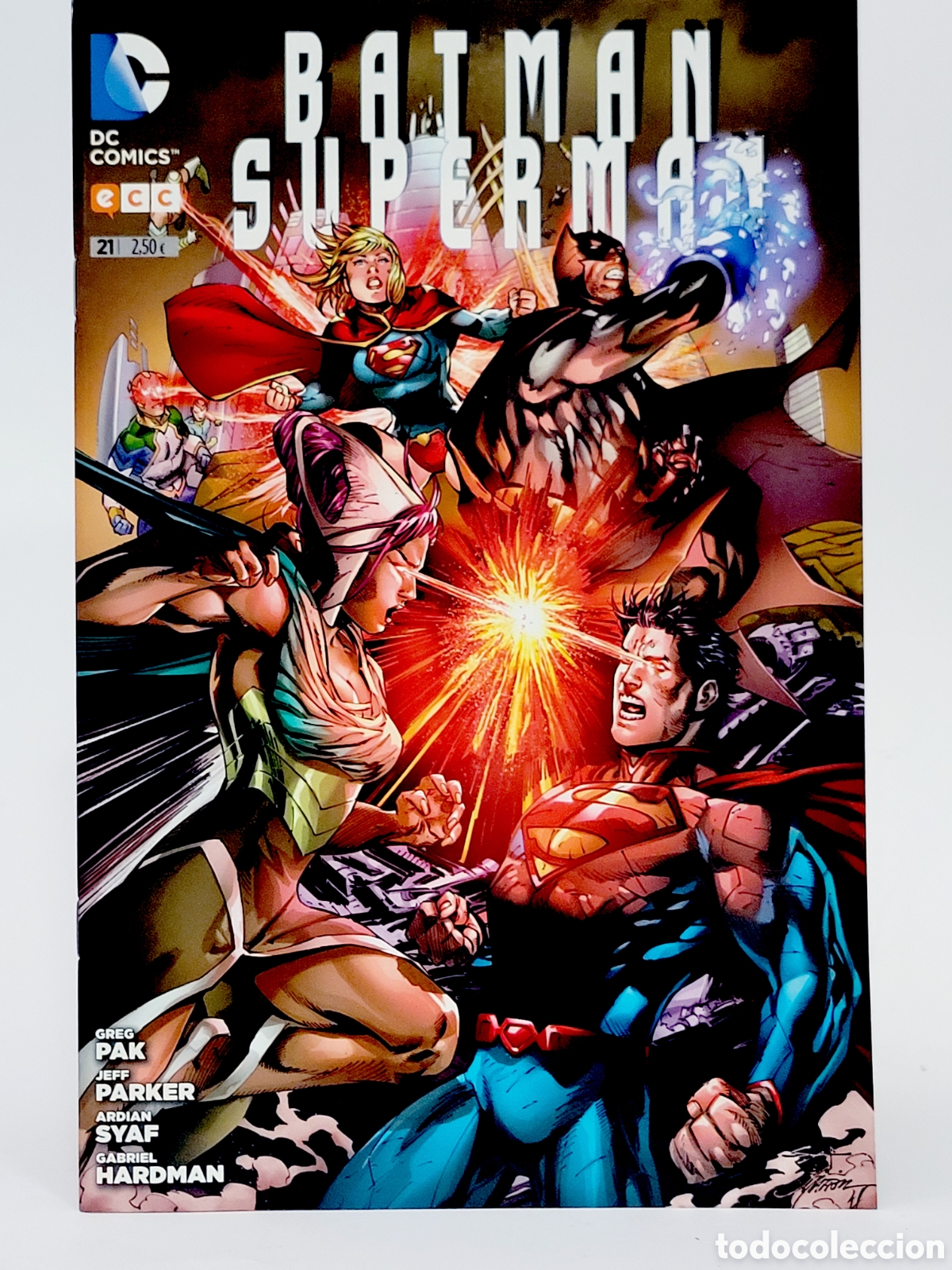 C&oacute;mics: C&Oacute;MIC DE KIOSCO BATMAN SUPERMAN 21 ECC UNIVERSO DC GRAPA - Foto 1
