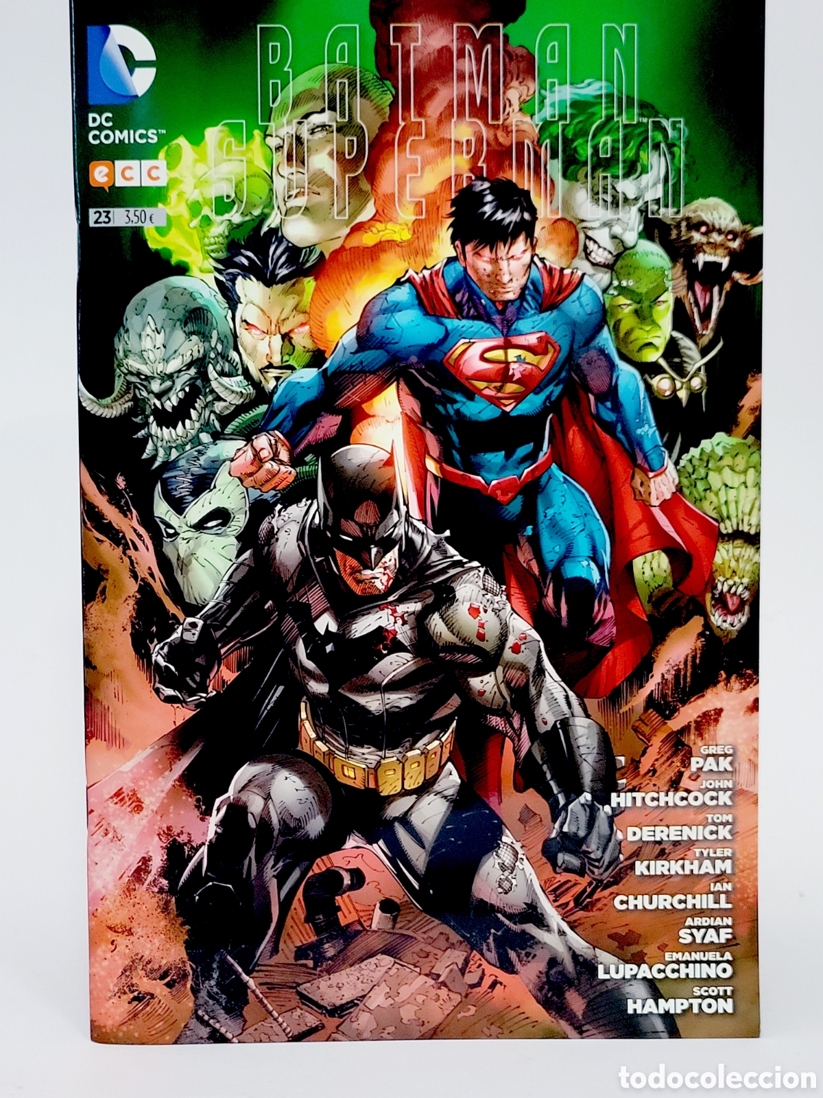C&oacute;mics: C&Oacute;MIC DE KIOSCO BATMAN SUPERMAN 23 ECC UNIVERSO DC GRAPA - Foto 1