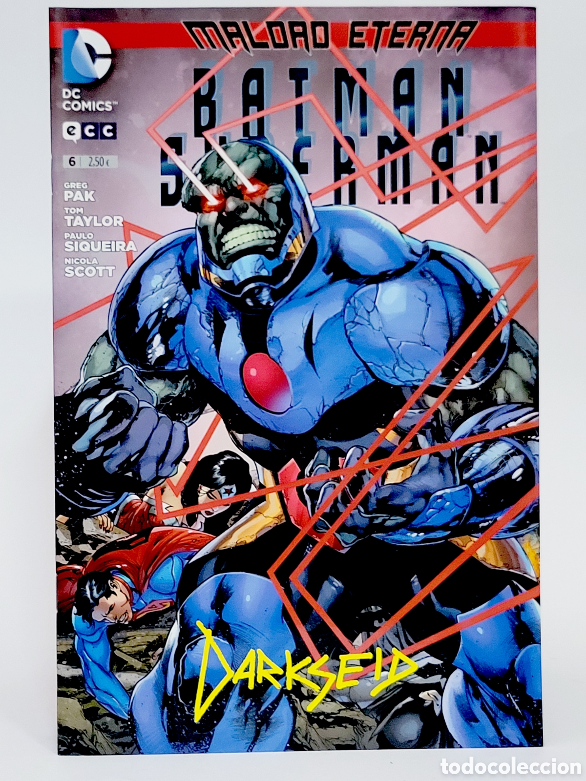 C&oacute;mics: C&Oacute;MIC DE KIOSCO BATMAN SUPERMAN MALDAD ETERNA 6 ECC UNIVERSO DC GRAPA - Foto 1