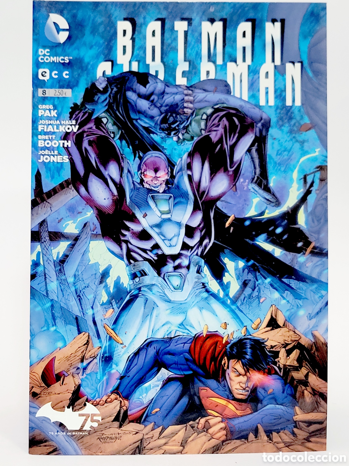 C&oacute;mics: C&Oacute;MIC DE KIOSCO BATMAN SUPERMAN 8 ECC UNIVERSO DC GRAPA - Foto 1