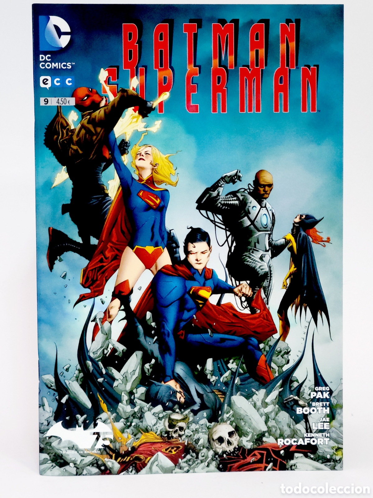 C&oacute;mics: C&Oacute;MIC DE KIOSCO BATMAN SUPERMAN 9 ECC UNIVERSO DC GRAPA - Foto 1