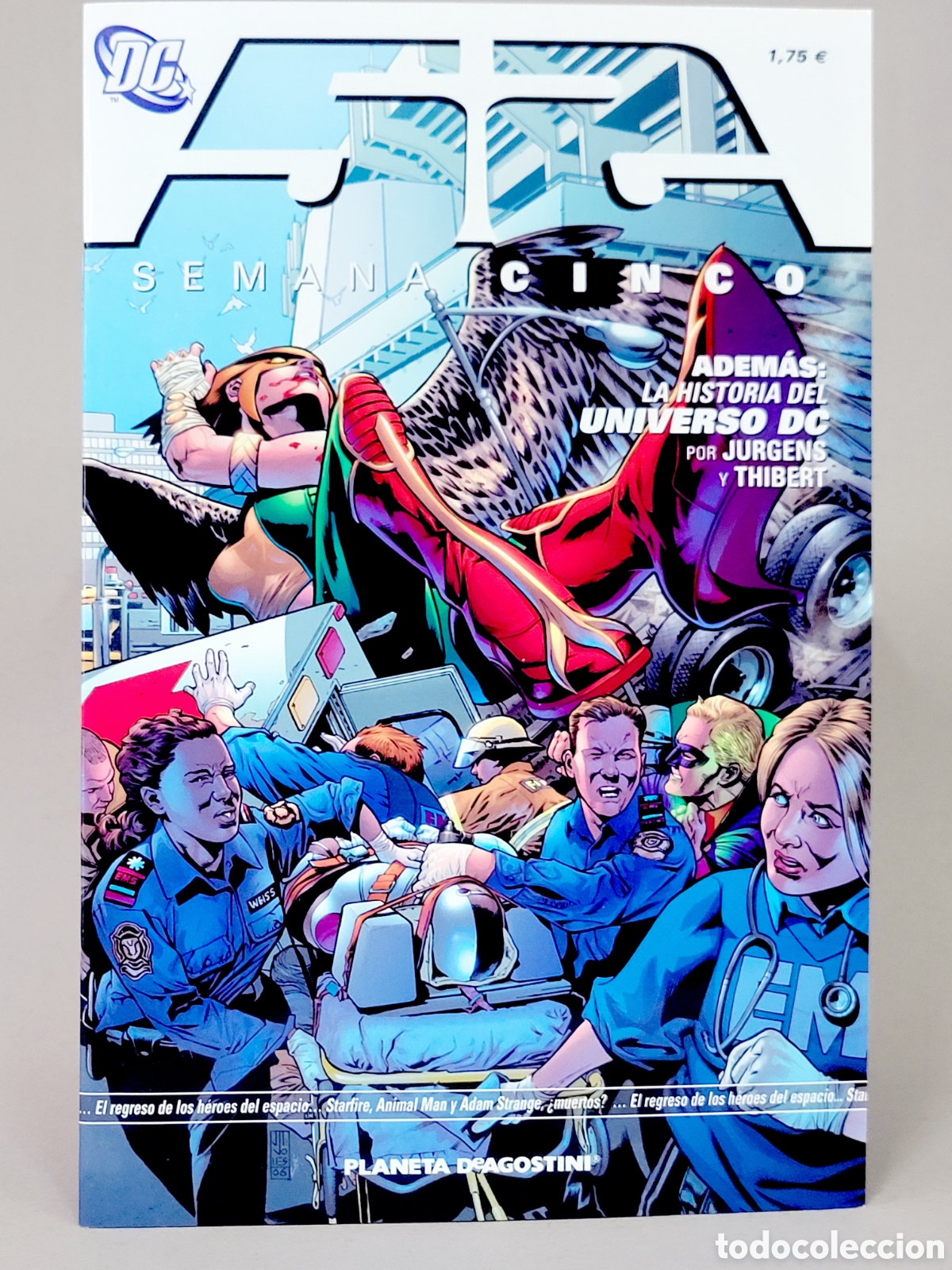 C&oacute;mics: C&Oacute;MIC DE KIOSCO 52 SEMANA CINCO 5 EDICIONES PLANETA DEAGOSTINI UNIVERSO DC GRAPA - Foto 1