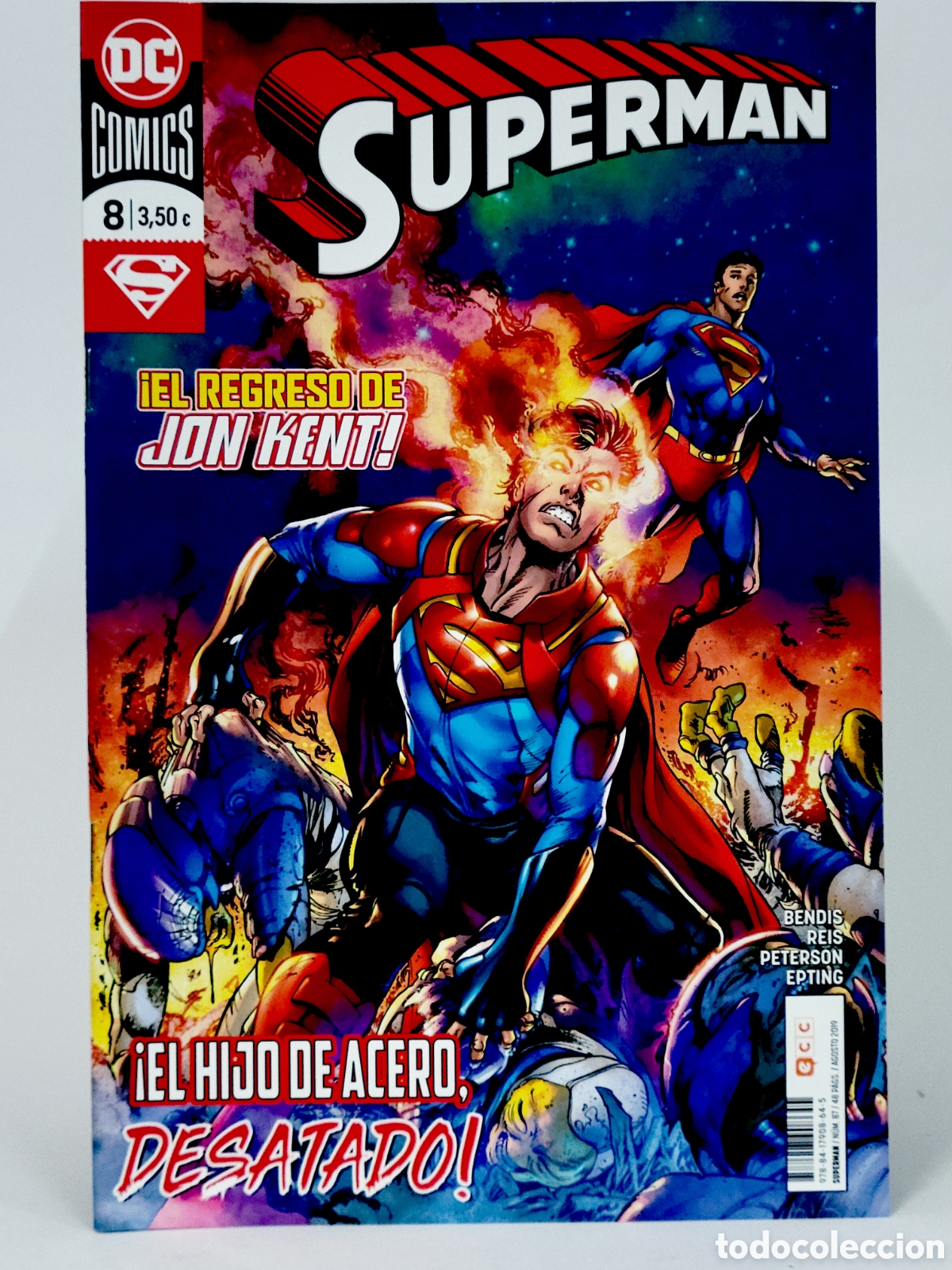C&oacute;mics: C&Oacute;MIC DE KIOSCO SUPERMAN 8 DC 87 ECC EDICIONES 2019 GRAPA - Foto 1