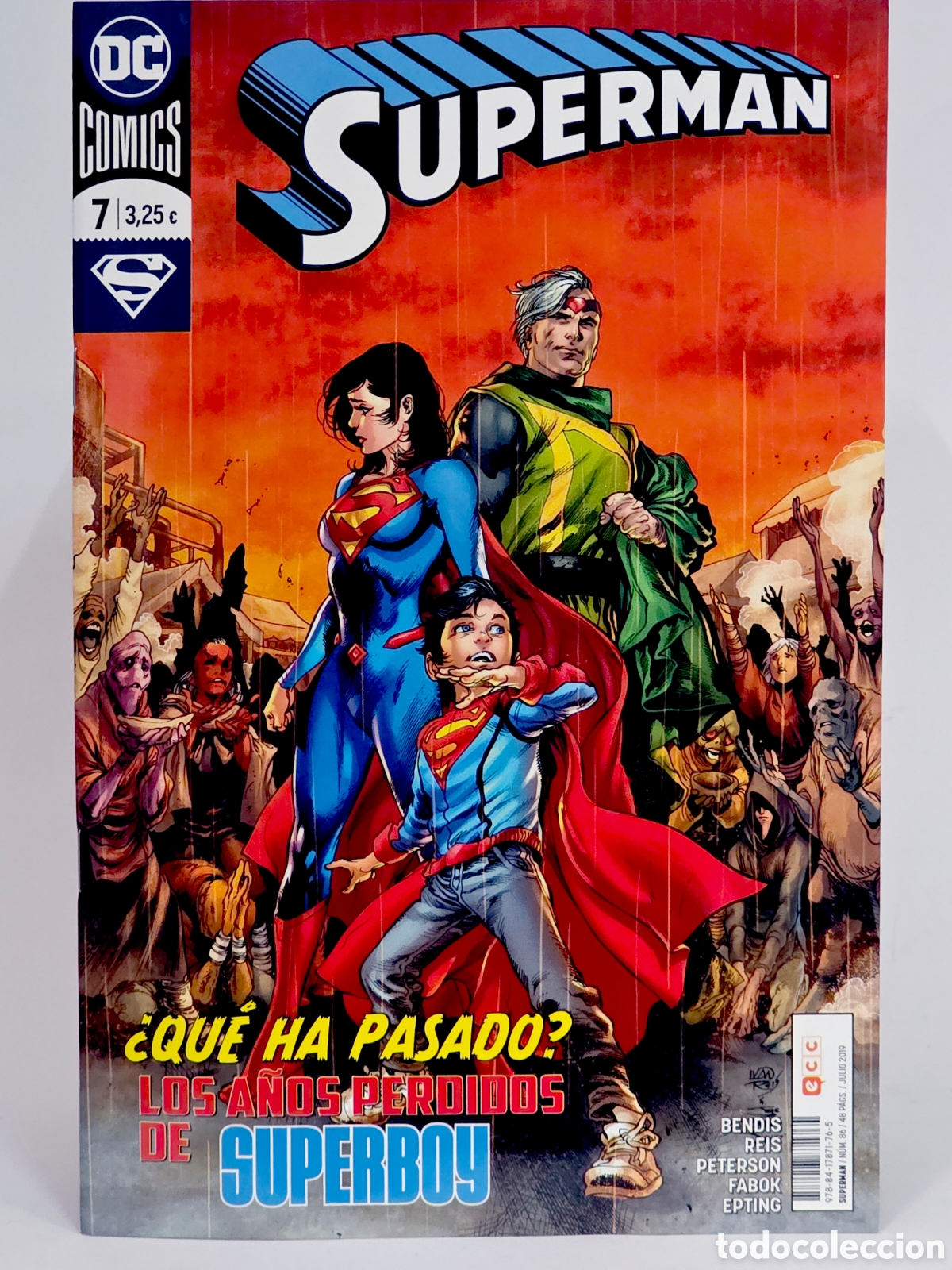 C&oacute;mics: C&Oacute;MIC DE KIOSCO SUPERMAN 7 DC 86 ECC EDICIONES 2019 GRAPA - Foto 1