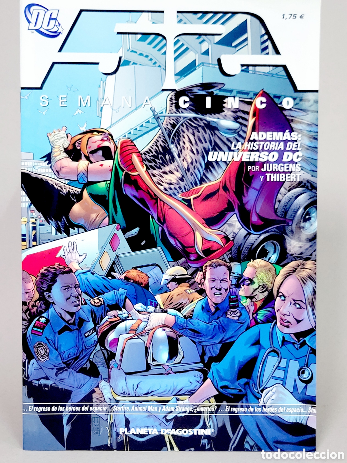 C&oacute;mics: C&Oacute;MIC DE KIOSCO 52 SEMANA CINCO 5 PLANETA DEAGOSTINI DC GRAPA - Foto 1