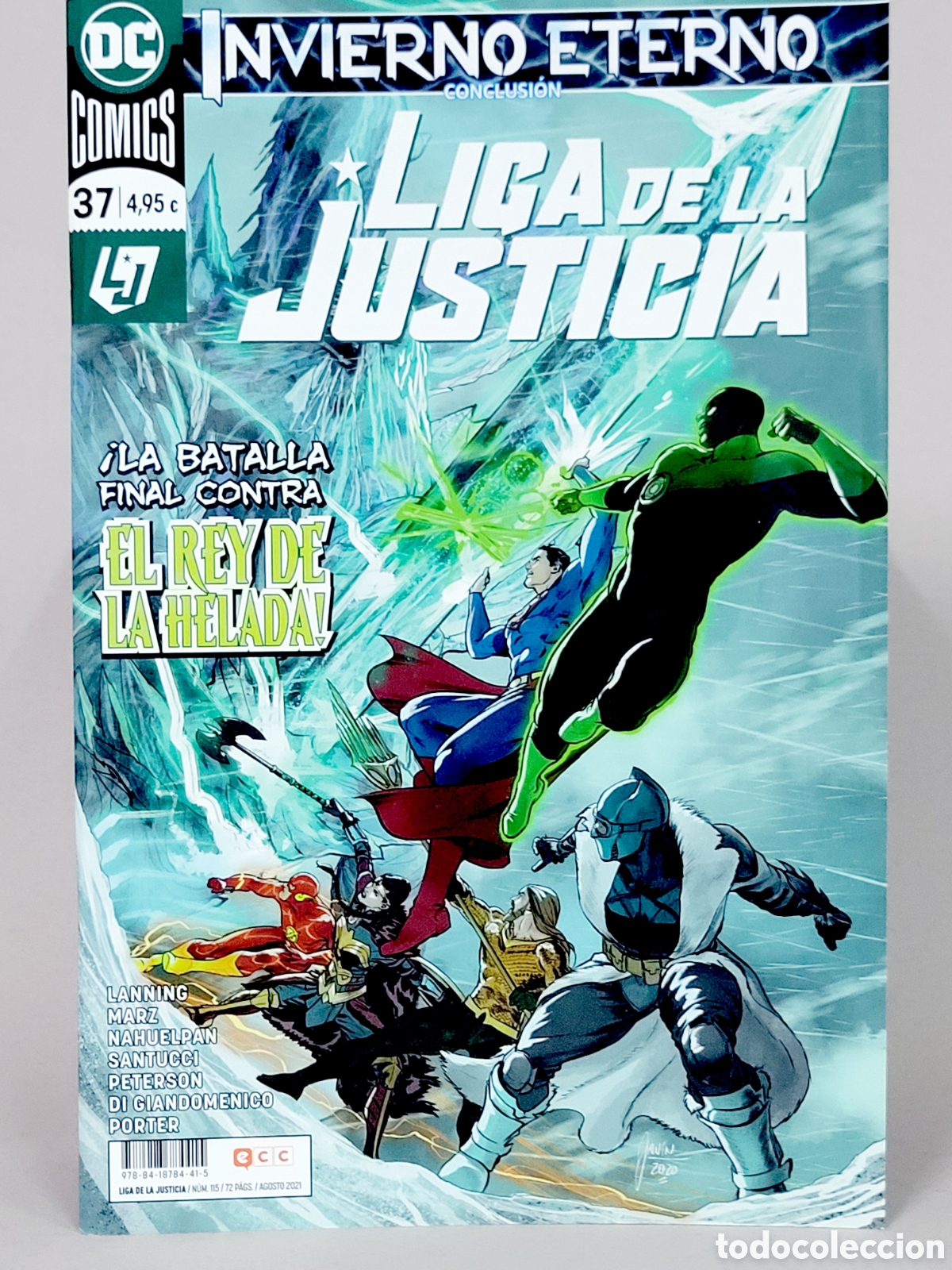 C&oacute;mics: C&Oacute;MIC DE KIOSCO LIGA DE LA JUSTICIA 37 DC 115 ECC EDICIONES GRAPA 2021 - Foto 1