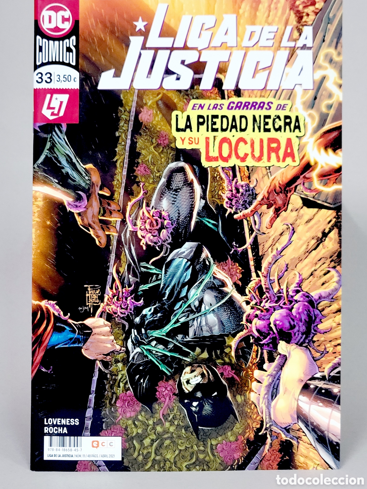 C&oacute;mics: C&Oacute;MIC DE KIOSCO LIGA DE LA JUSTICIA 33 DC 111 GRAPA 2021 ECC EDICIONES - Foto 1