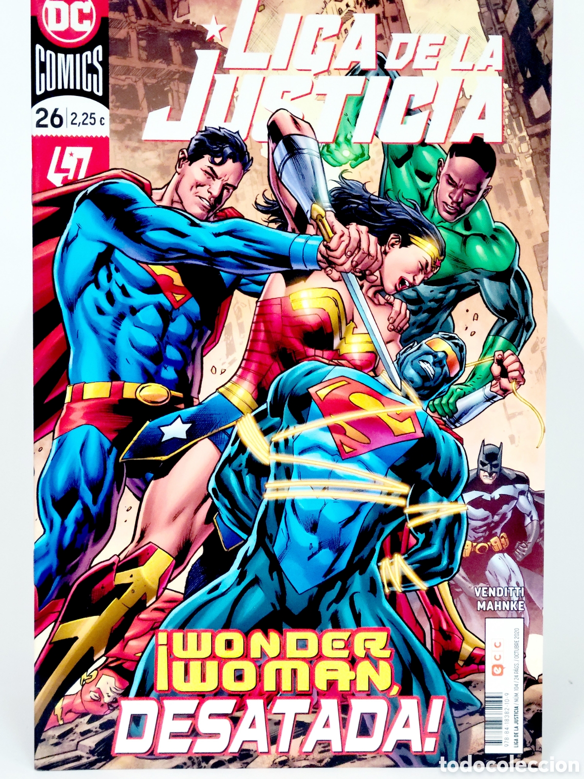 C&oacute;mics: C&Oacute;MIC DE KIOSCO LIGA DE LA JUSTICIA 26 DC 104 ECC EDICIONES GRAPA 2020 - Foto 1