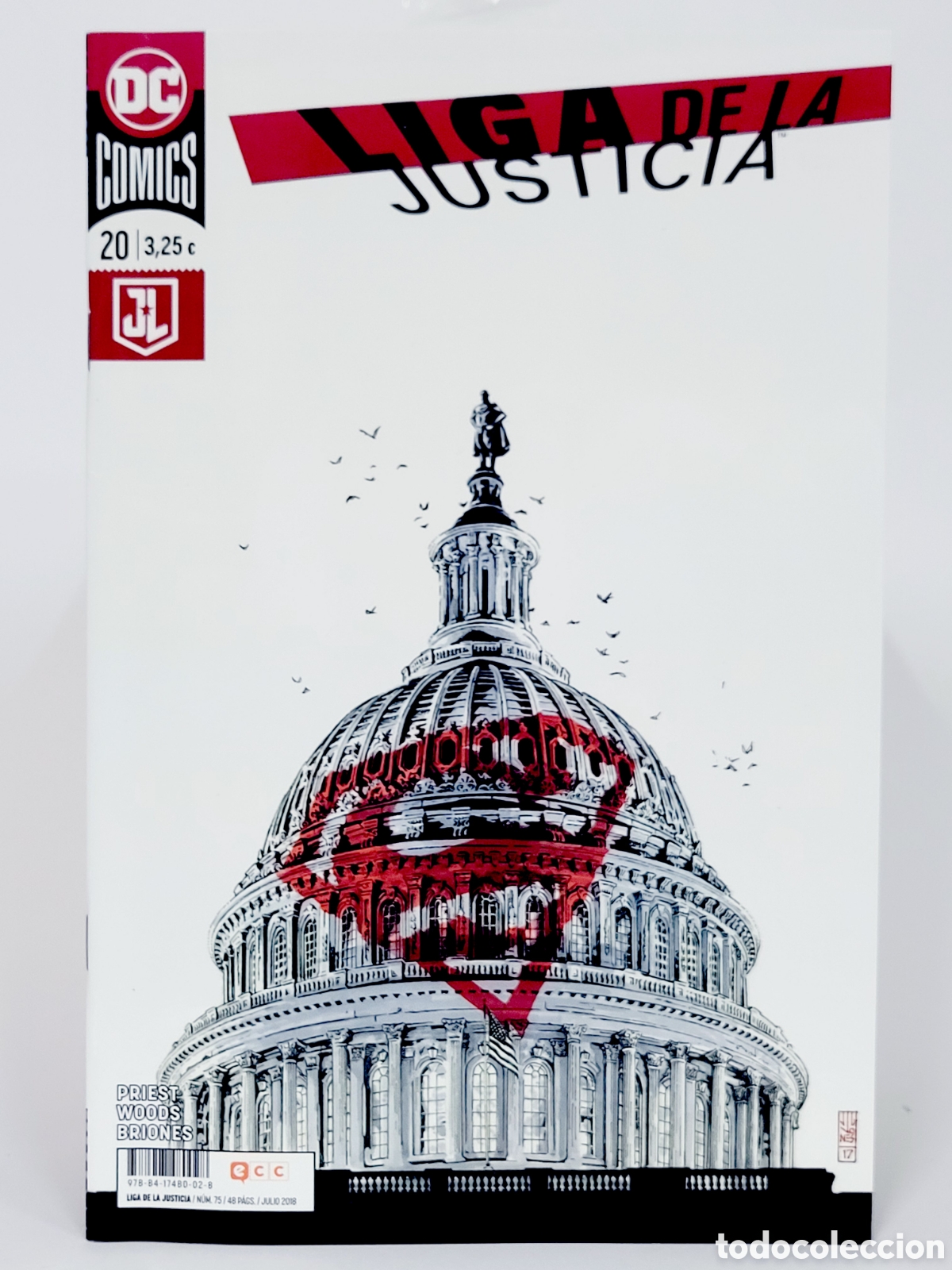 C&oacute;mics: C&Oacute;MIC DE KIOSCO LIGA DE LA JUSTICIA 20 DC 75 ECC EDICIONES GRAPA 2020 - Foto 1