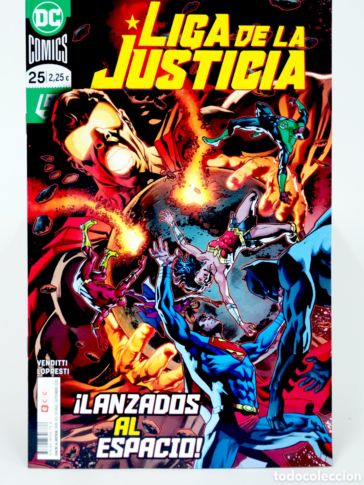 C&oacute;mics: C&Oacute;MIC DE KIOSCO LIGA DE LA JUSTICIA 25 DC 103 ECC EDICIONES GRAPA 2020 - Foto 1